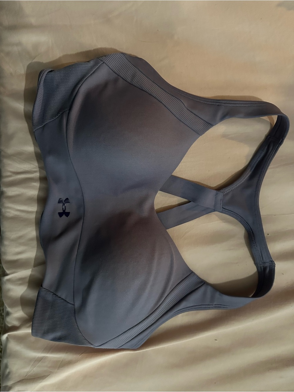 LG Gray Padded Racerback Sports Bra